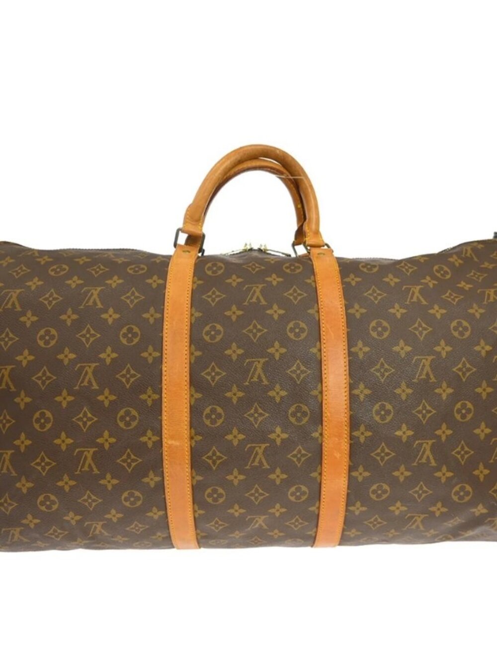 BUYIT04 LOUIS VUITTON KEEPALL BANDOULIERE 60 DUFFLE M41412 VI8911 BQ00282 - Picture 2 of 16